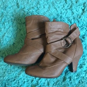 Cute brown booties